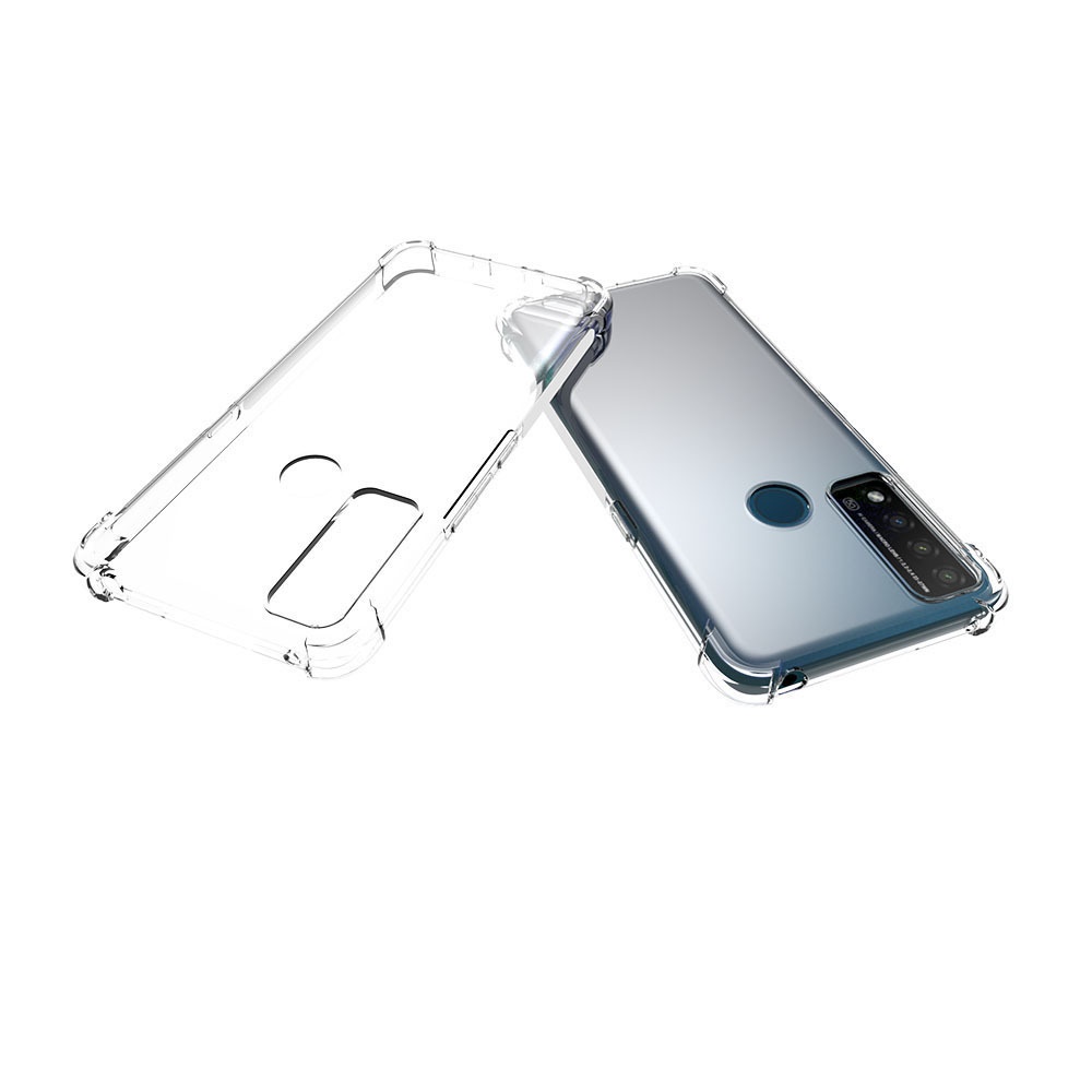 เคส TCL 20R 5G แบบ TPU ใสเสริมขอบและมุมกันกระแทก