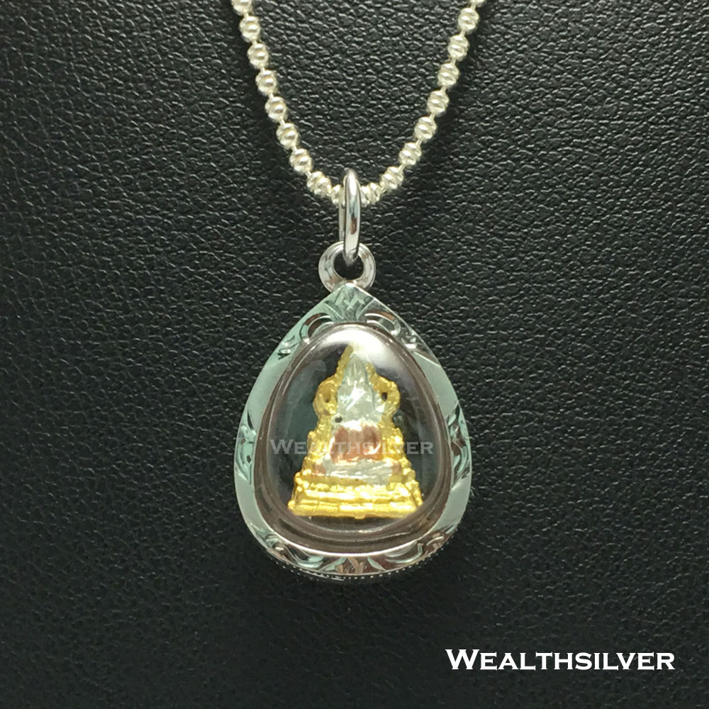 จี้พรีเมี่ยมพระพุทธชินราช S องค์3กษัตริย์