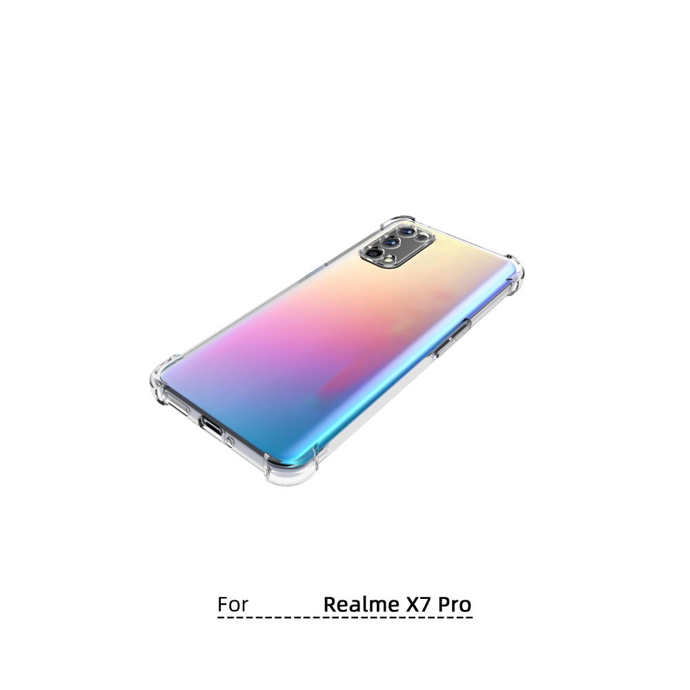 เคส Realme X7 Pro ใสเสริมขอบและมุมกันกระแทก