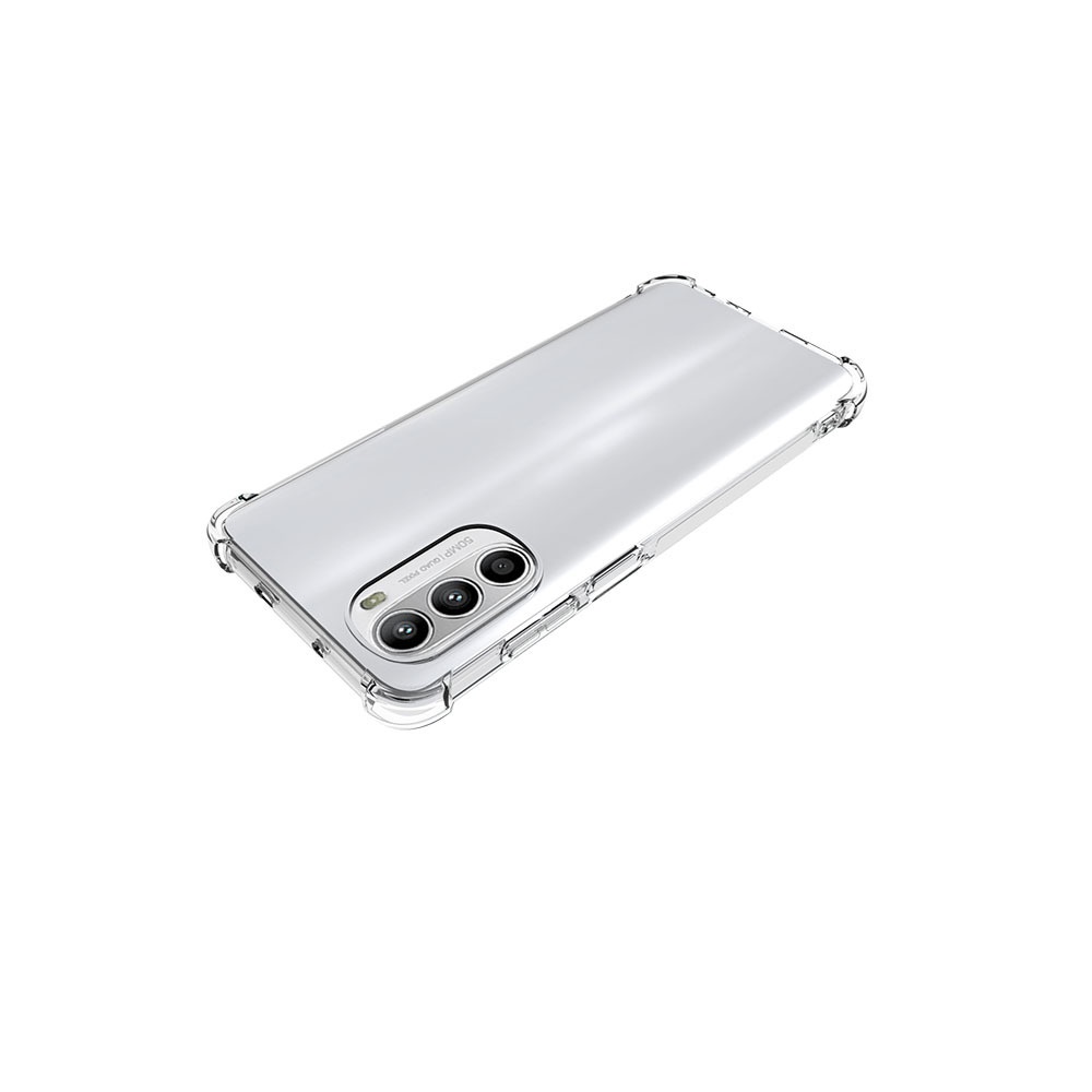 เคส Motorola Moto G82 5G แบบ TPU ใสเสริมขอบและมุมกันกระแทก
