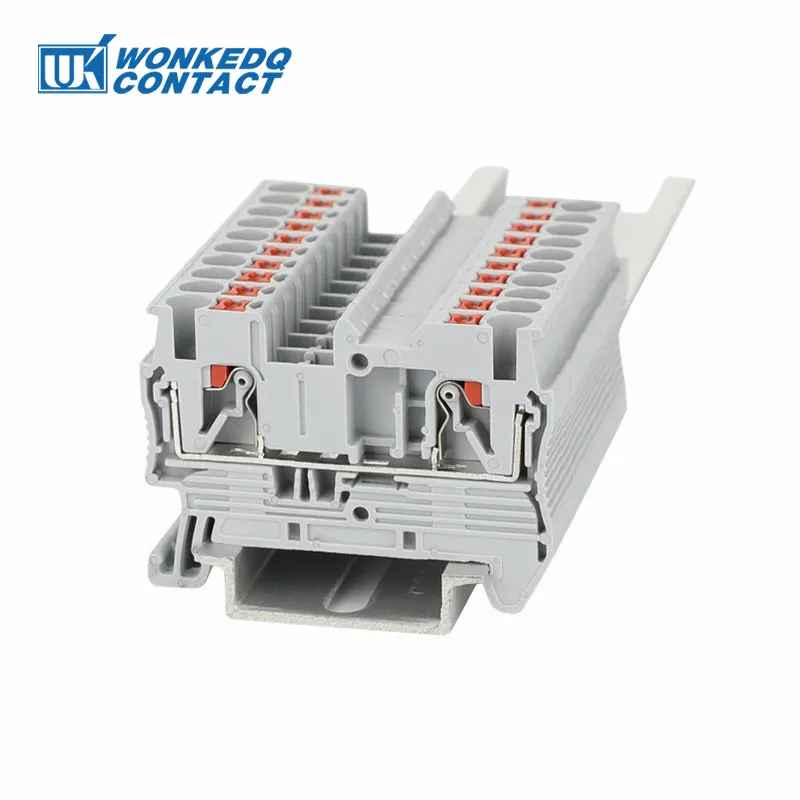 PT2.5 Push-In DIN Rail Terminal Block เทอร์มินอล
