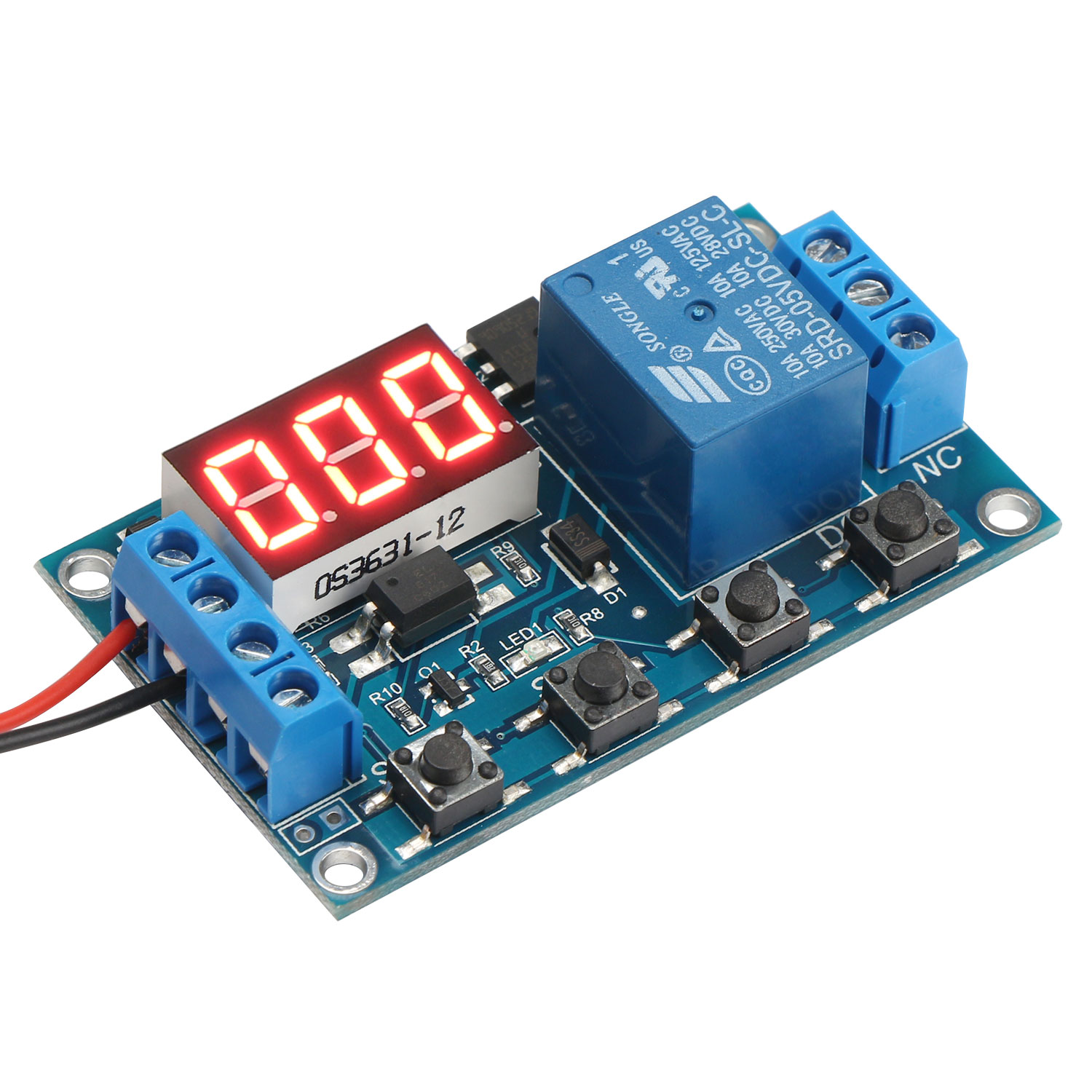Relay Timer Module 6-30V บอร์ดทามเมอร์ รีเลย์ หน่วงเวลา ตั้งเวลาอุปกรณ์ไฟฟ้า