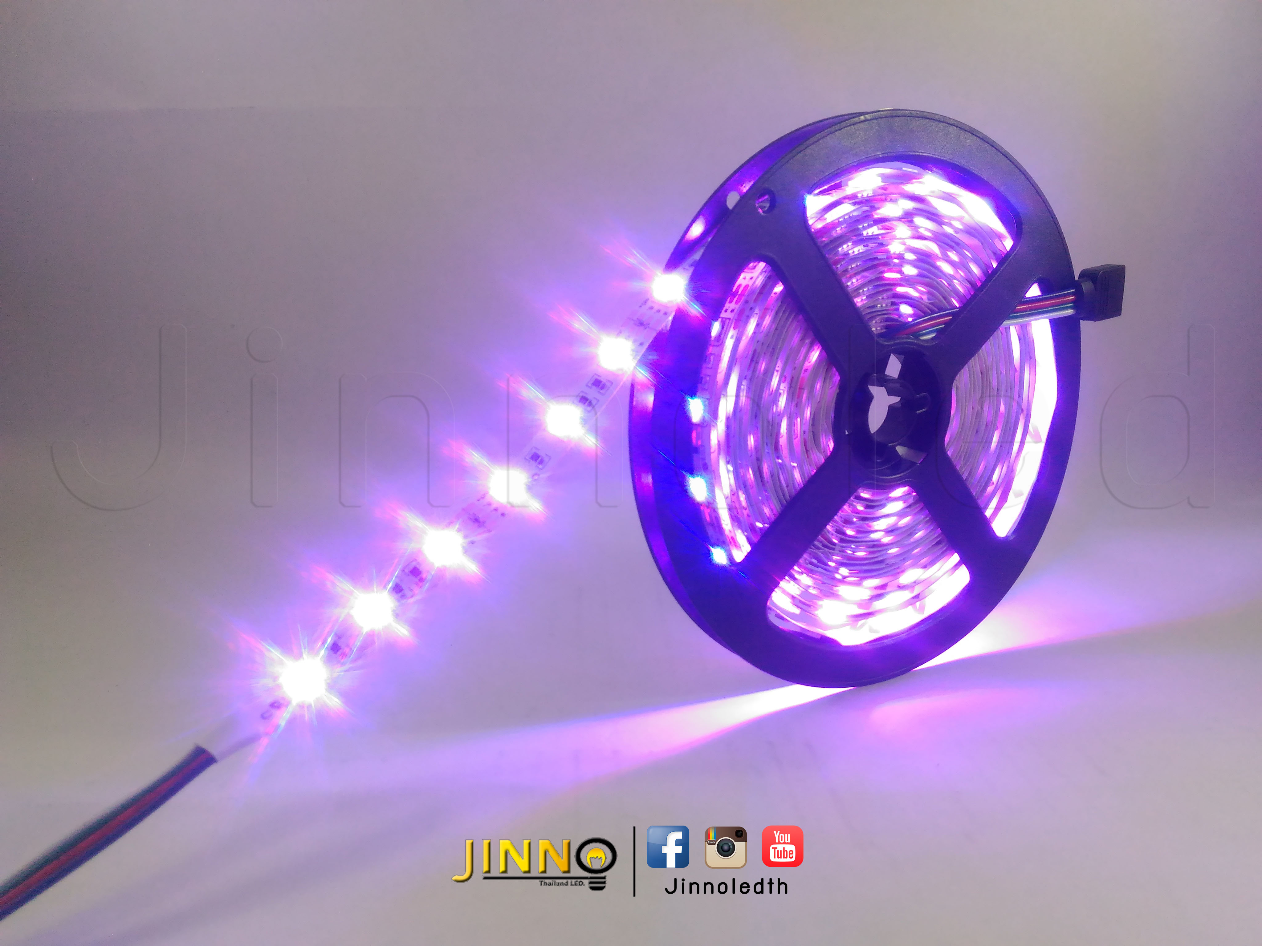 ไฟริบบิ้น 12v รุ่น 5050 IP20 : แบบไม่กันน้ำ