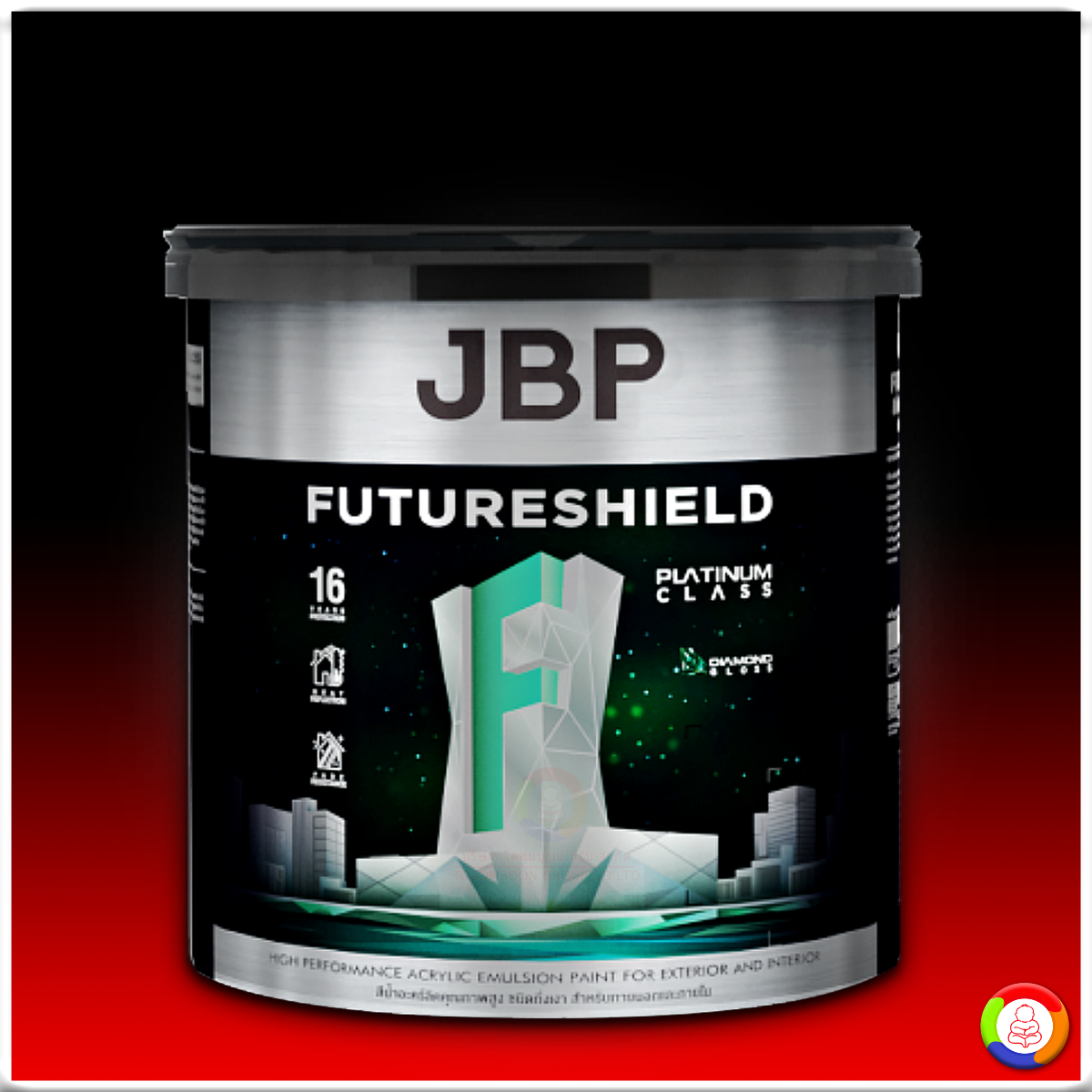 JBP Future Shield (Semi-Gloss) สีน้ำอะคริลิค เจบีพี ฟิวเจอร์ชิลด์ ชนิดกึ่งเงา