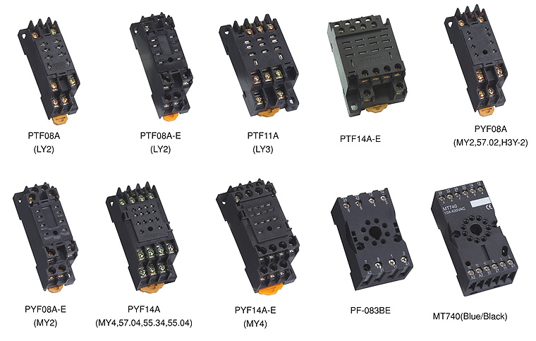 ฐานรีเลย์ ซ็อกเก็ต Relay Socket Base PYF08A PTF08A PYF14A PF083A PF085A