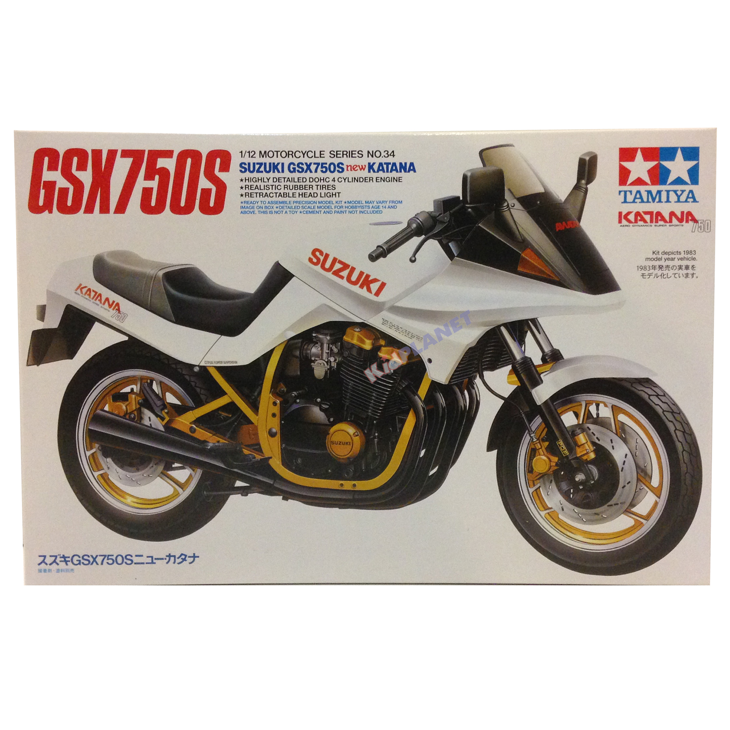 14034 TAMIYA MODEL 1/12 SUZUKI GSX750S
