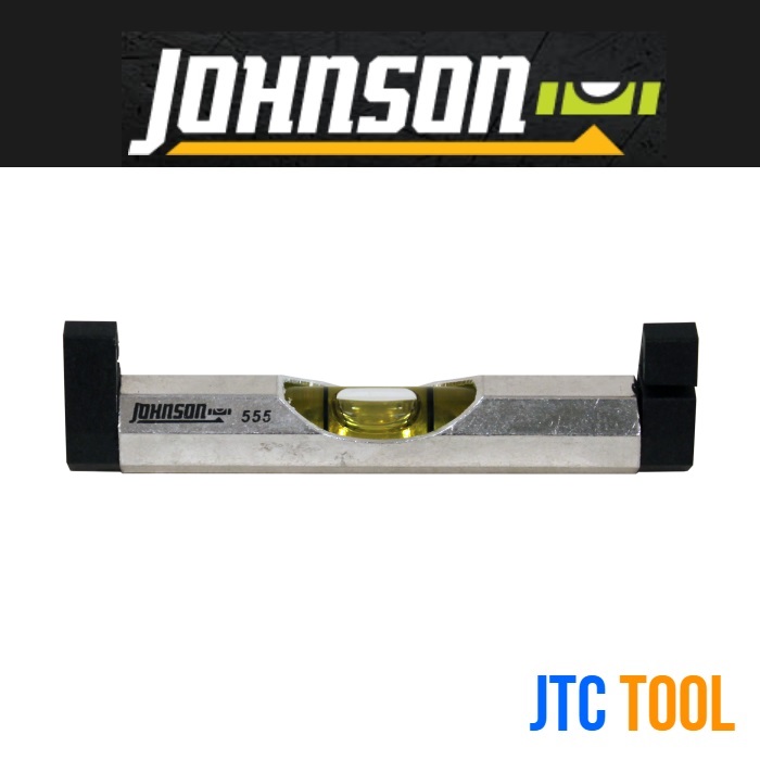 ระดับน้ำอลูมิเนียม 3 นิ้ว แขวนบนเส้น - 3" Aluminum Line Level No.555 [Brand: Johnson]