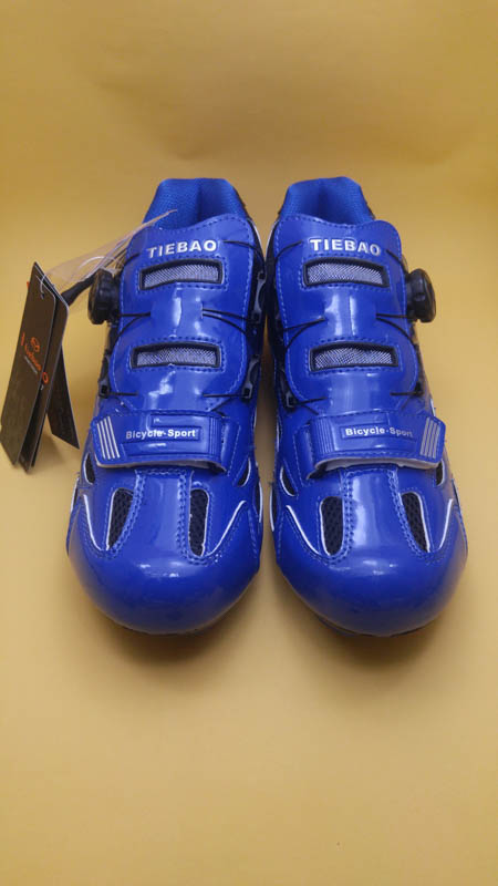 รองเท้าจักรยาน Tiebao แบบเอ็นรัด สีน้ำเงิน