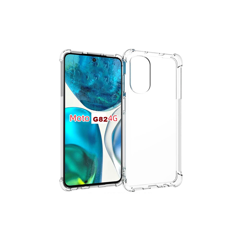 เคส Motorola Moto G82 5G แบบ TPU ใสเสริมขอบและมุมกันกระแทก