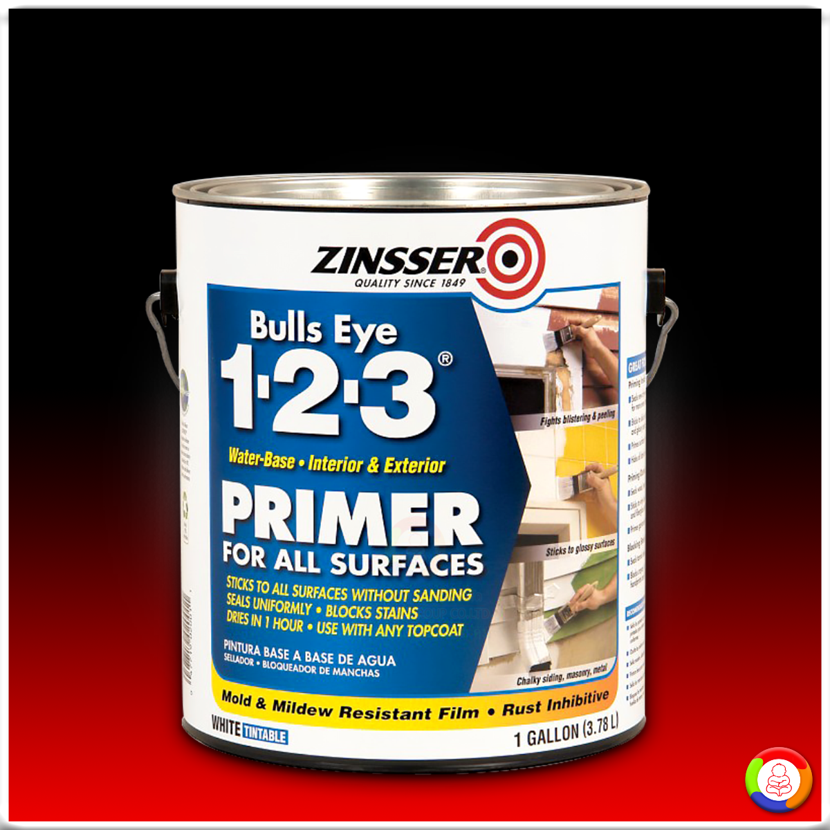 Bulls Eye 1-2-3® Primer รองพื้น อเนกประสงค์ (ยึดเกาะได้ทุกพื้นผิว)