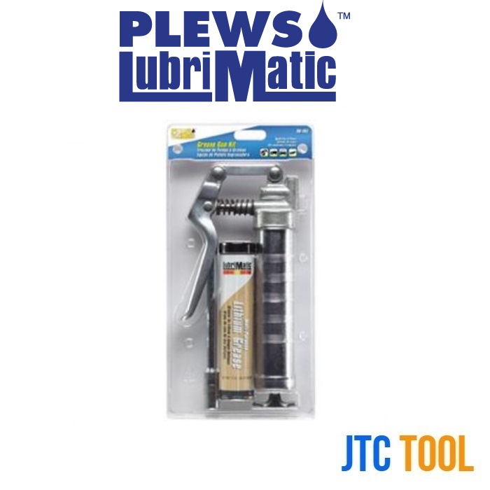 กระบอกอัดจาระบีอเนกประสงค์ขนาดเล็ก - Heavy Duty Mini Grease Gun Kits [Brand: Plew Lubrimatic]