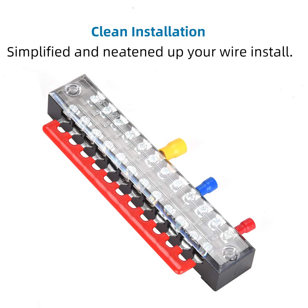 TB-1512 Terminal Block Jumper Connector Bar จั้มเปอร์ สำหรับเทอร์มินอลบล็อก 12 ช่อง