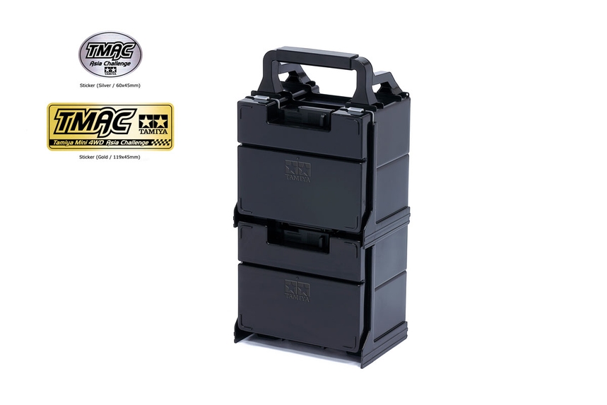 95671 TAMIYA Mini 4WD Portable Pit (Black) Asia Challenge
