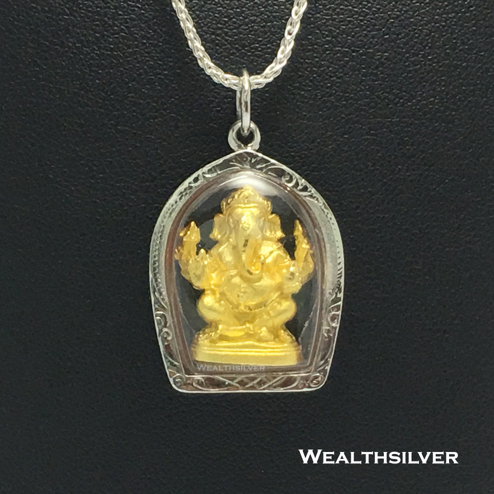 จี้พรีเมี่ยมพระพิฆเนศปางประทานพร องค์ทอง
