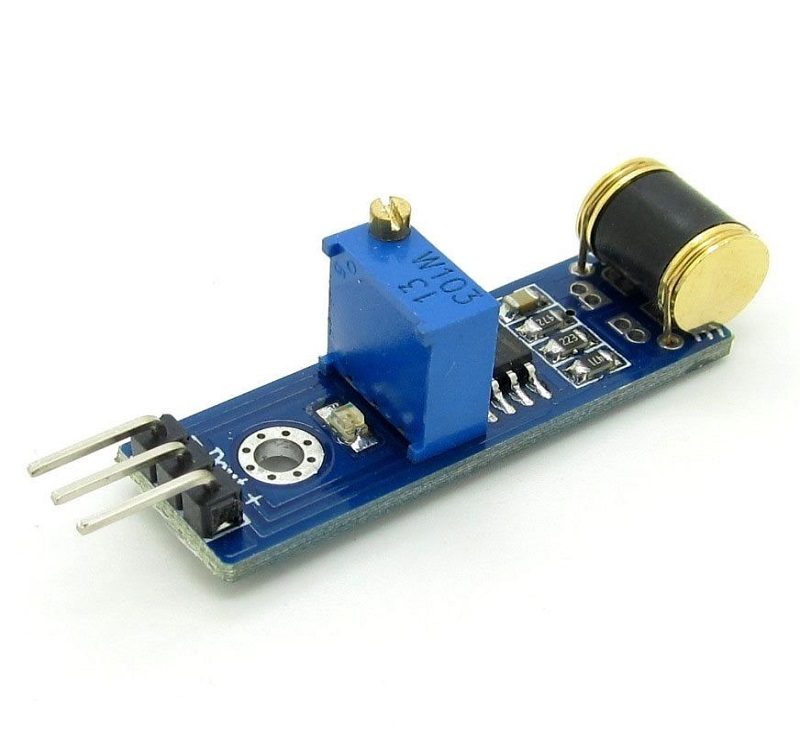 801S Vibration Shock Sensor Module โมดูลตรวจจับความเคลื่อนไหว สั่นสะเทือน