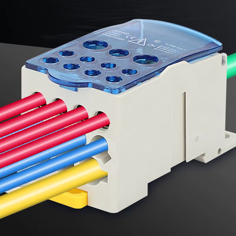 UKK 80A Terminal Block กล่อง Terminal แยกสายไฟ