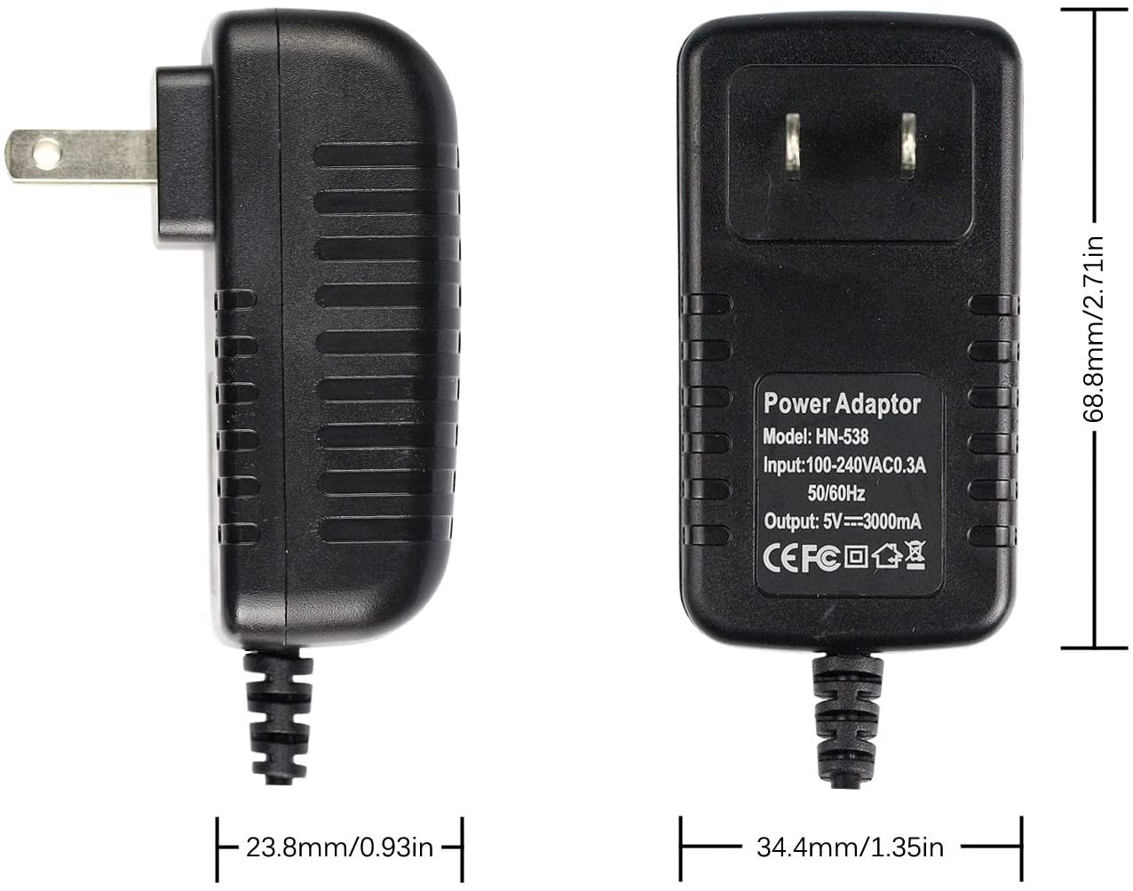 แหล่งจ่ายไฟ Switching Power Supply AC to DC Adapter แบบ USB-C แรงดัน 5V จ่ายกระแสได้ 3A สำหรับใช้งานร่วมกับ Raspberry Pi 4 Model B