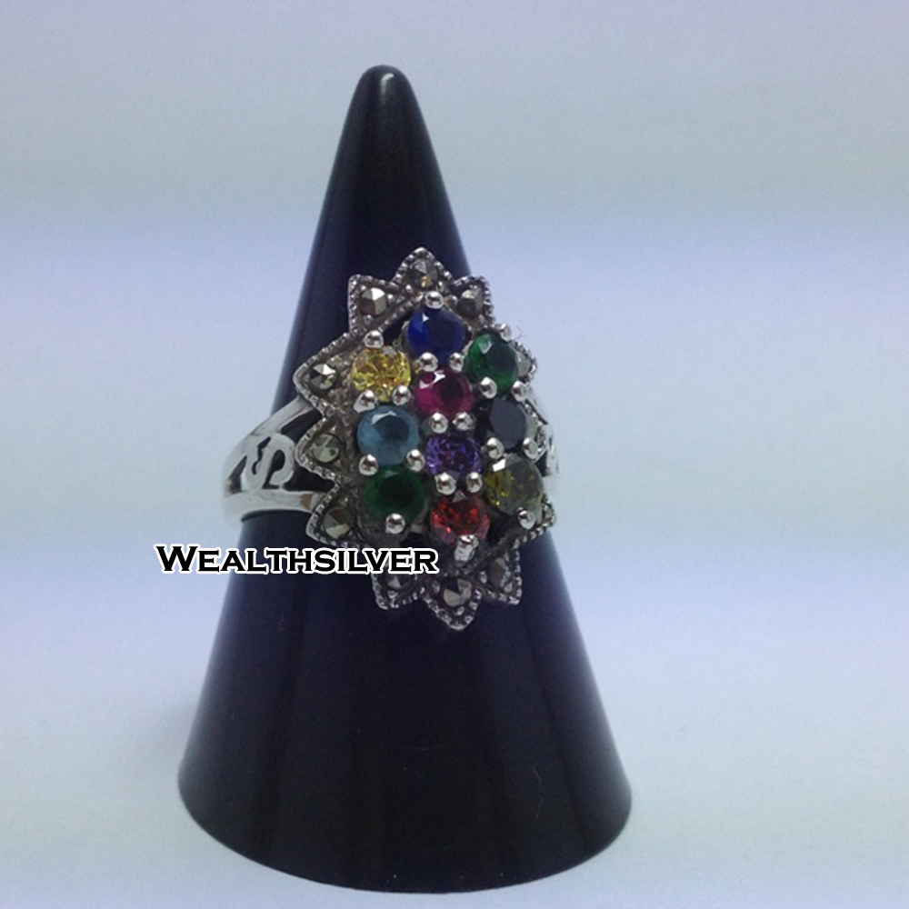 แหวนนพเก้า SunVintage CZ