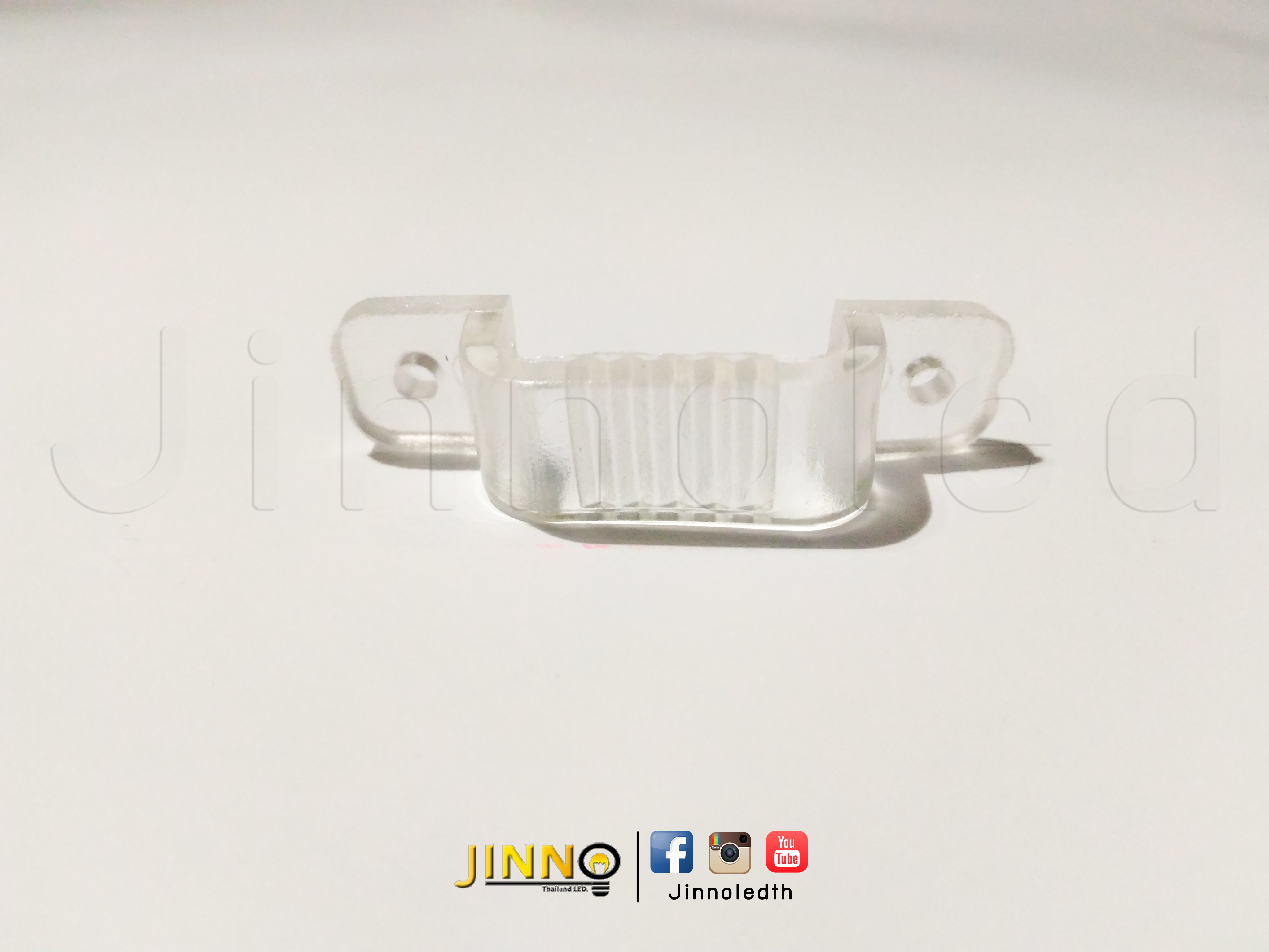 Clip lock คลิปยางล็อคติดตั้งไฟสายยาง แบบโค้งง้อได้ Flexible สำหรับไฟสายยางรุ่น 5050