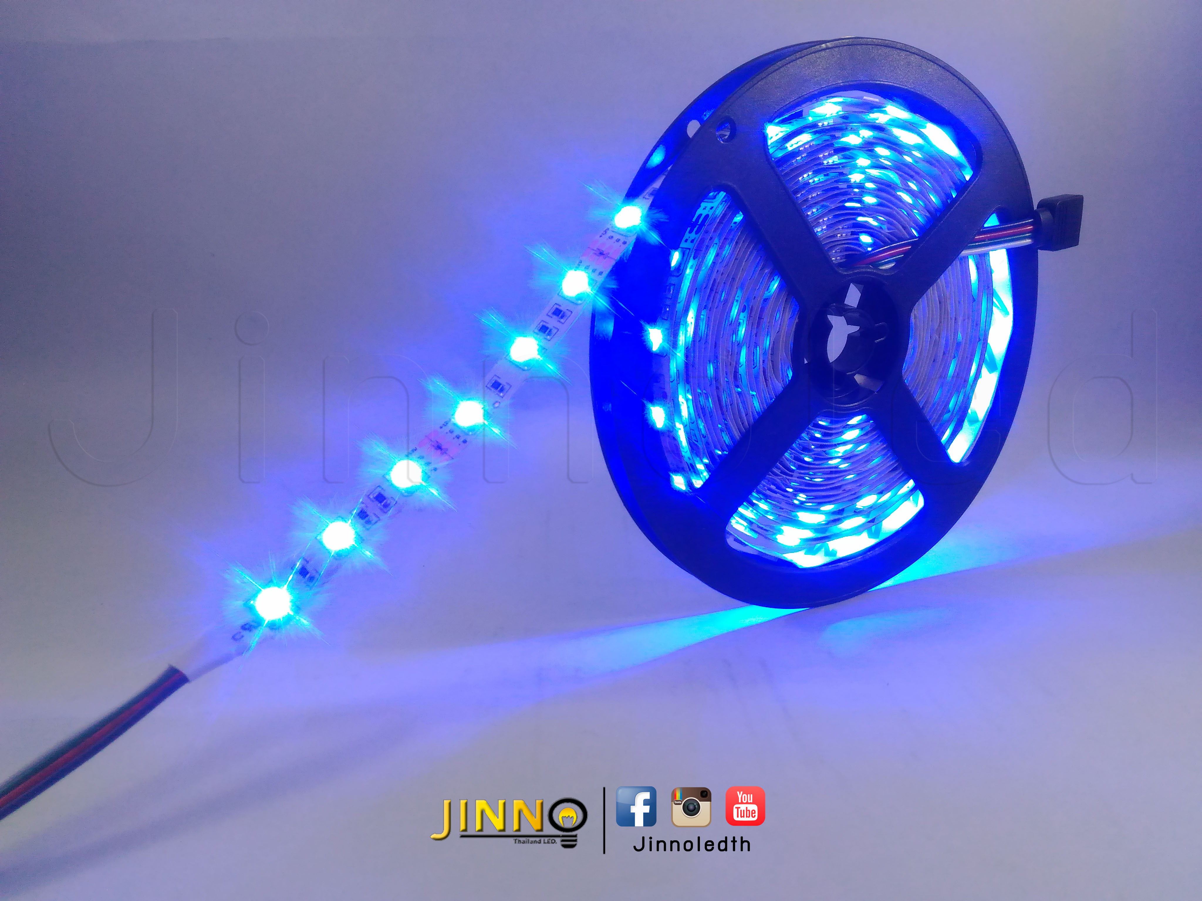 ไฟริบบิ้น 12v รุ่น 5050 IP20 : แบบไม่กันน้ำ