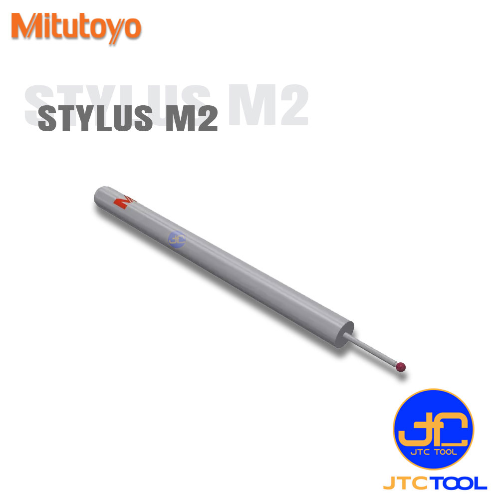 Mitutoyo ปลายสัมผัสแบบก้านใหญ่สำหรับหัวจับ(Stylus) สำหรับเครื่องจักร CMM ขนาด M2 แบบทังสเตน - Stylus for holder tungsten carbide