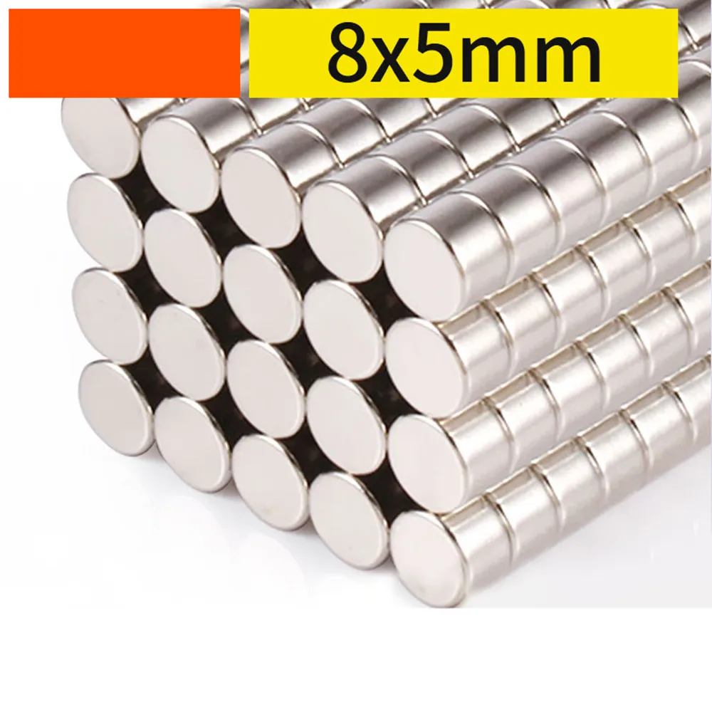 Neodymium Magnet แม่เหล็กแรงสูง 8x5mm