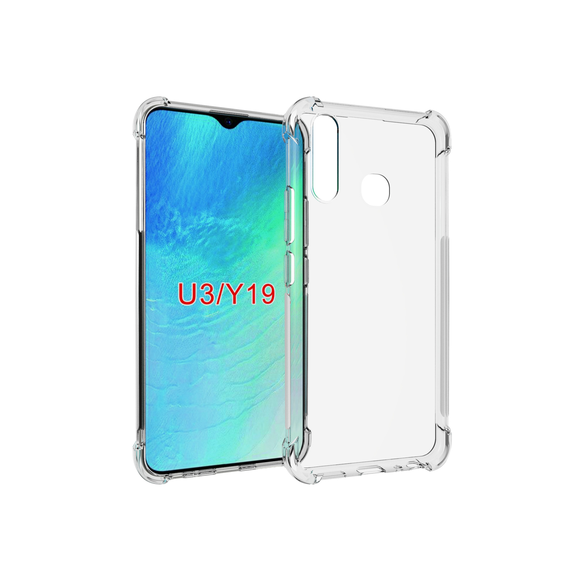 เคส Vivo Y19 ใสเสริมขอบและมุมกันกระแทก