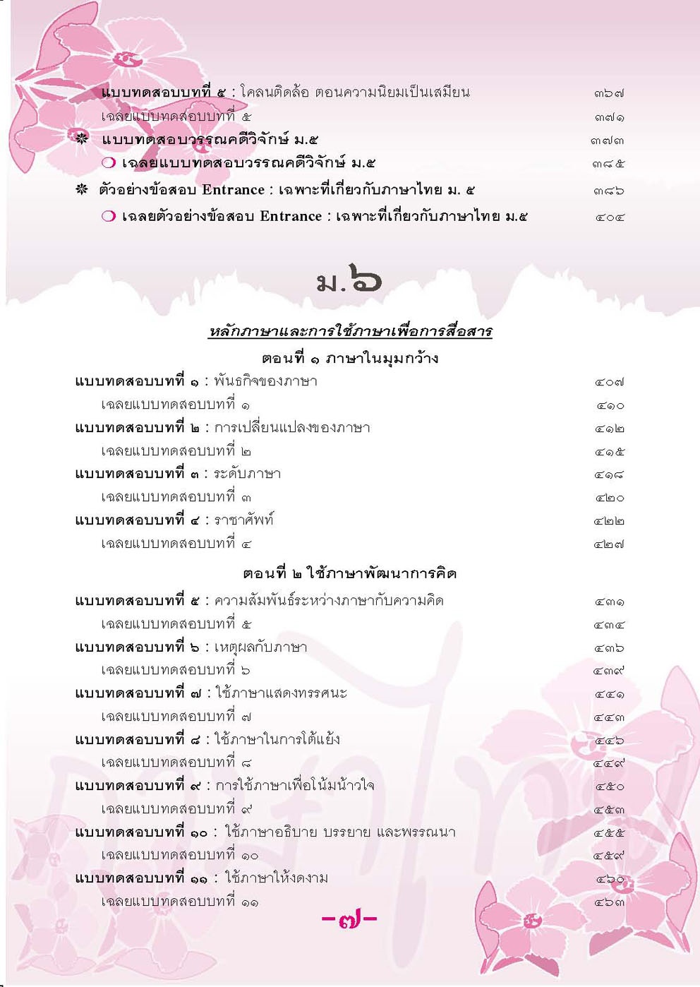 ตะลุยโจทย์ ภาษาไทย O-NET ม. 4 - 6 โดย พ.ศ.พัฒนา