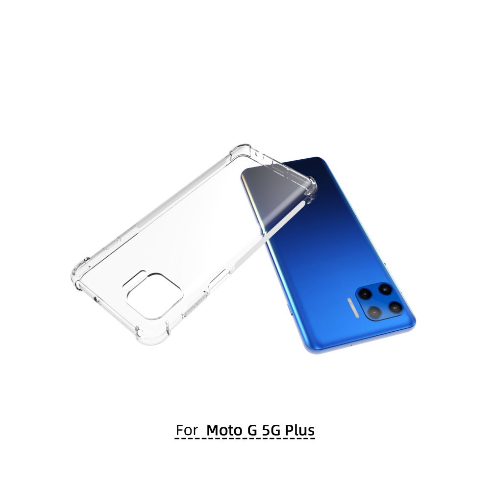 เคส Motorola Moto G 5G Plus แบบ TPU ใสเสริมขอบและมุมกันกระแทกหนา 1.5 mm.
