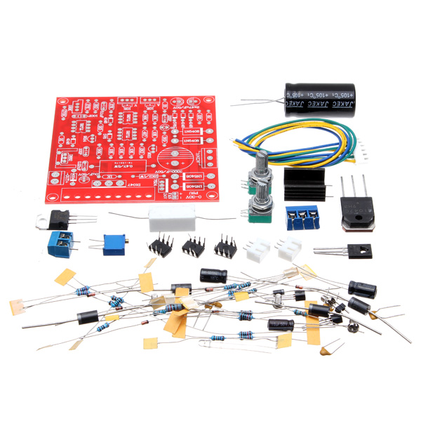 ชุดประกอบ DIY 0-30V 2mA-3A DC Adjustable Power Regulator with Short Circuit Current Limit Protection