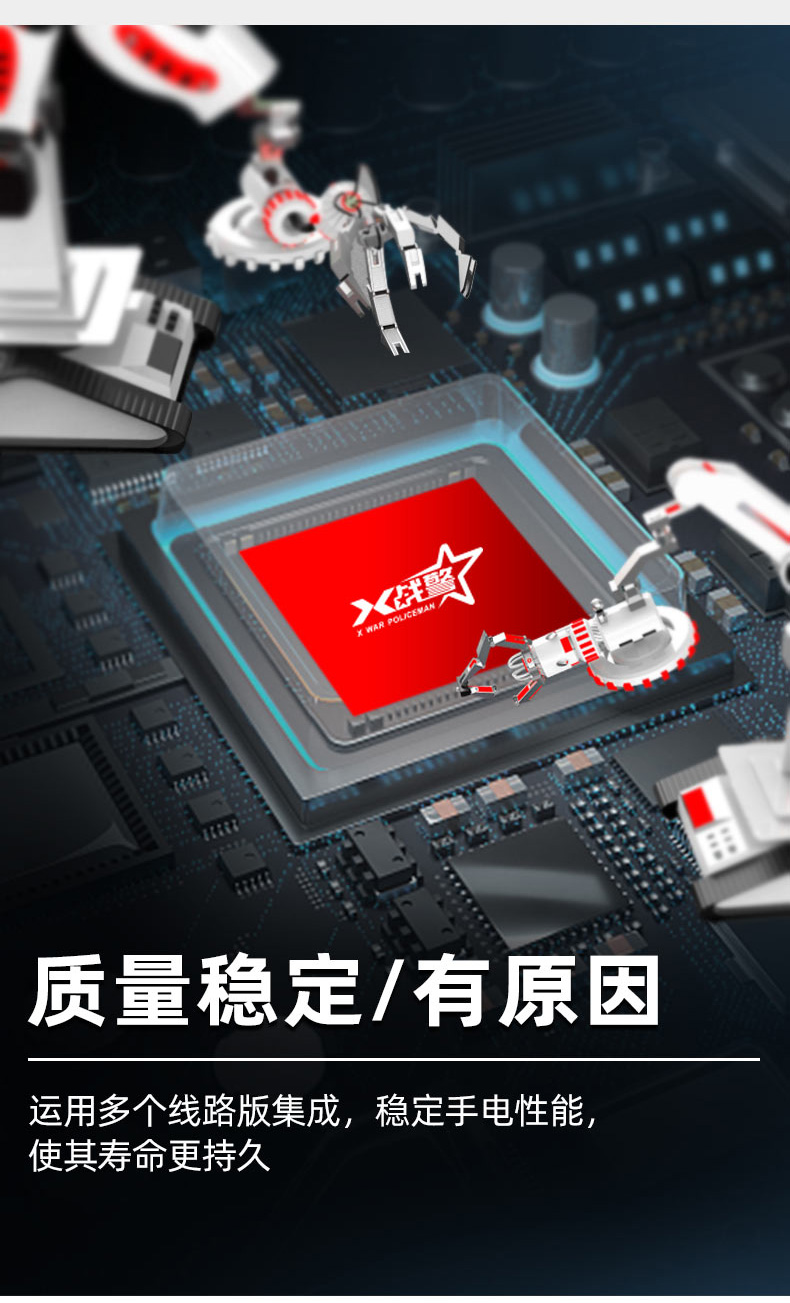 ไฟฉายแรงสูงขนาดกลาง แบบขยายได้ ขนาดกระชับมือ Warsun PF-217 หลอด HP15 LED รวมแบตเตอรี่ 21700 2 ก้อน