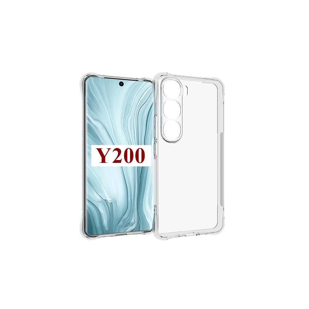 เคส vivo Y200 5G แบบ TPU ใสเสริมขอบและมุมกันกระแทก