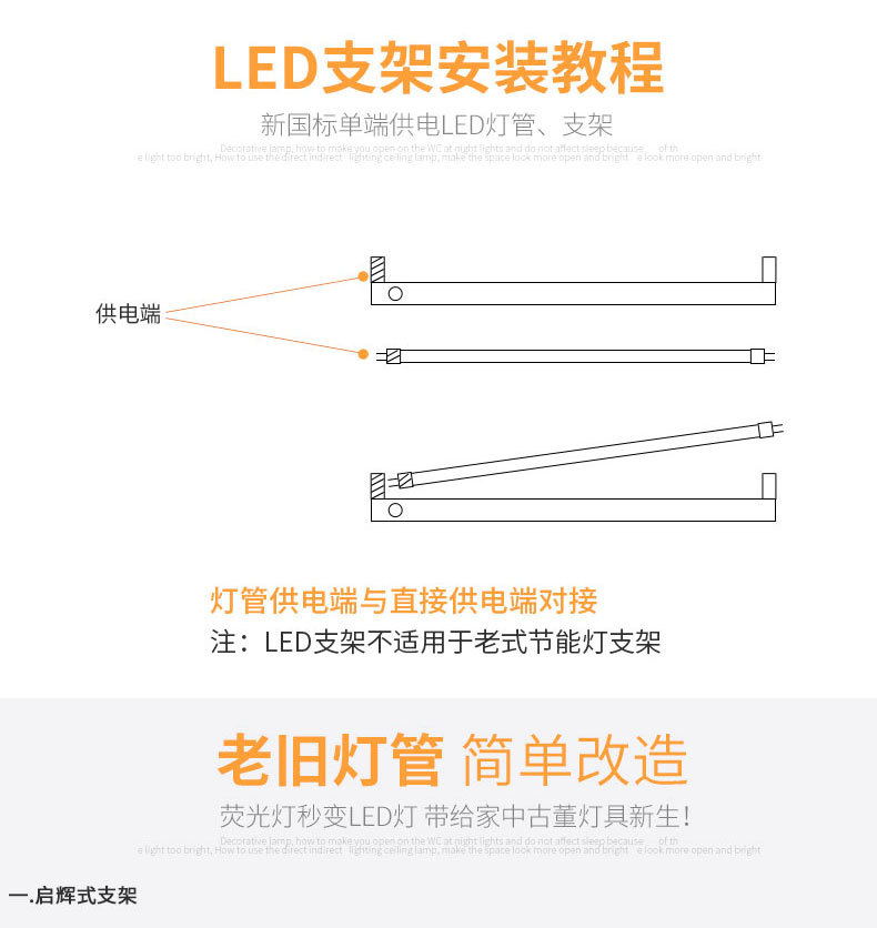 หลอด T8 LED Tube แบบฟลูออเรสเซนต์ 0.9 เมตร 12 watt พร้อมราง FSL แบบ 3 ชุด