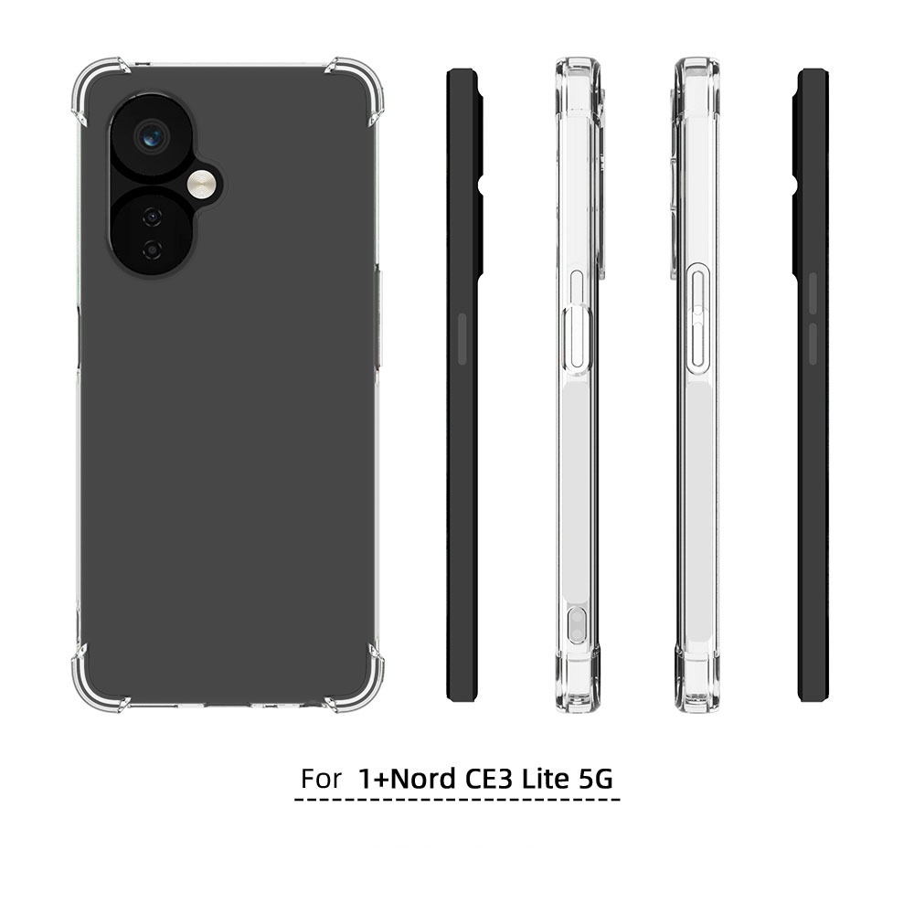 เคส OnePlus Nord CE 3 Lite 5G ใสเสริมขอบและมุมกันกระแทก