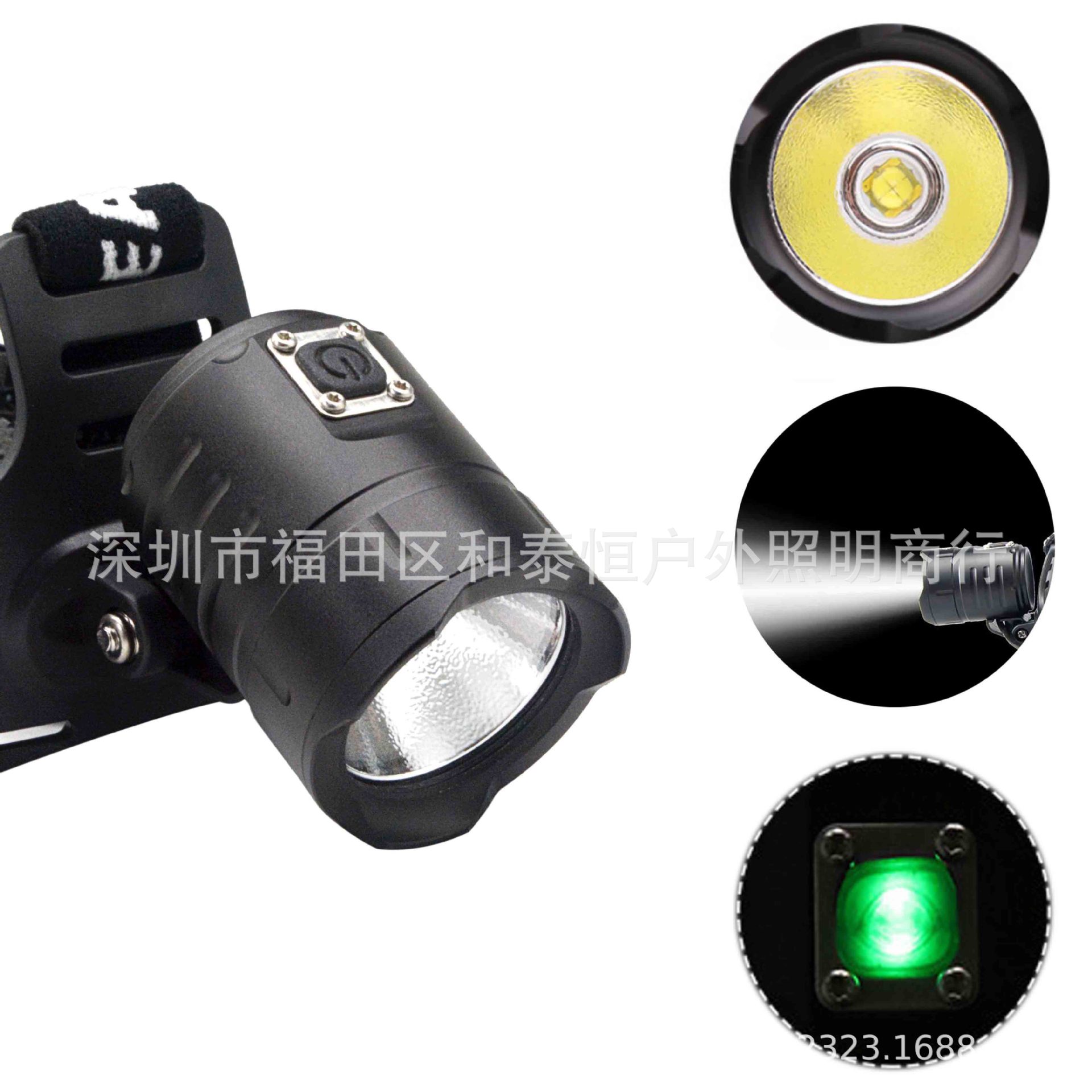 ไฟฉายคาดศีรษะแรงสูง แบบ 1 หลอด LED XHP70.2 , JamieFire T129