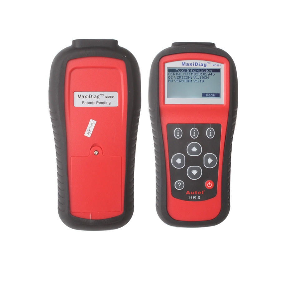 Maxidiag Autel MD801 pro maxidiag 4 in 1 MD 801 (JP701 + EU702 + US703 + FR704) OBD2 Scan Tool MD801 Diagnostic Tool