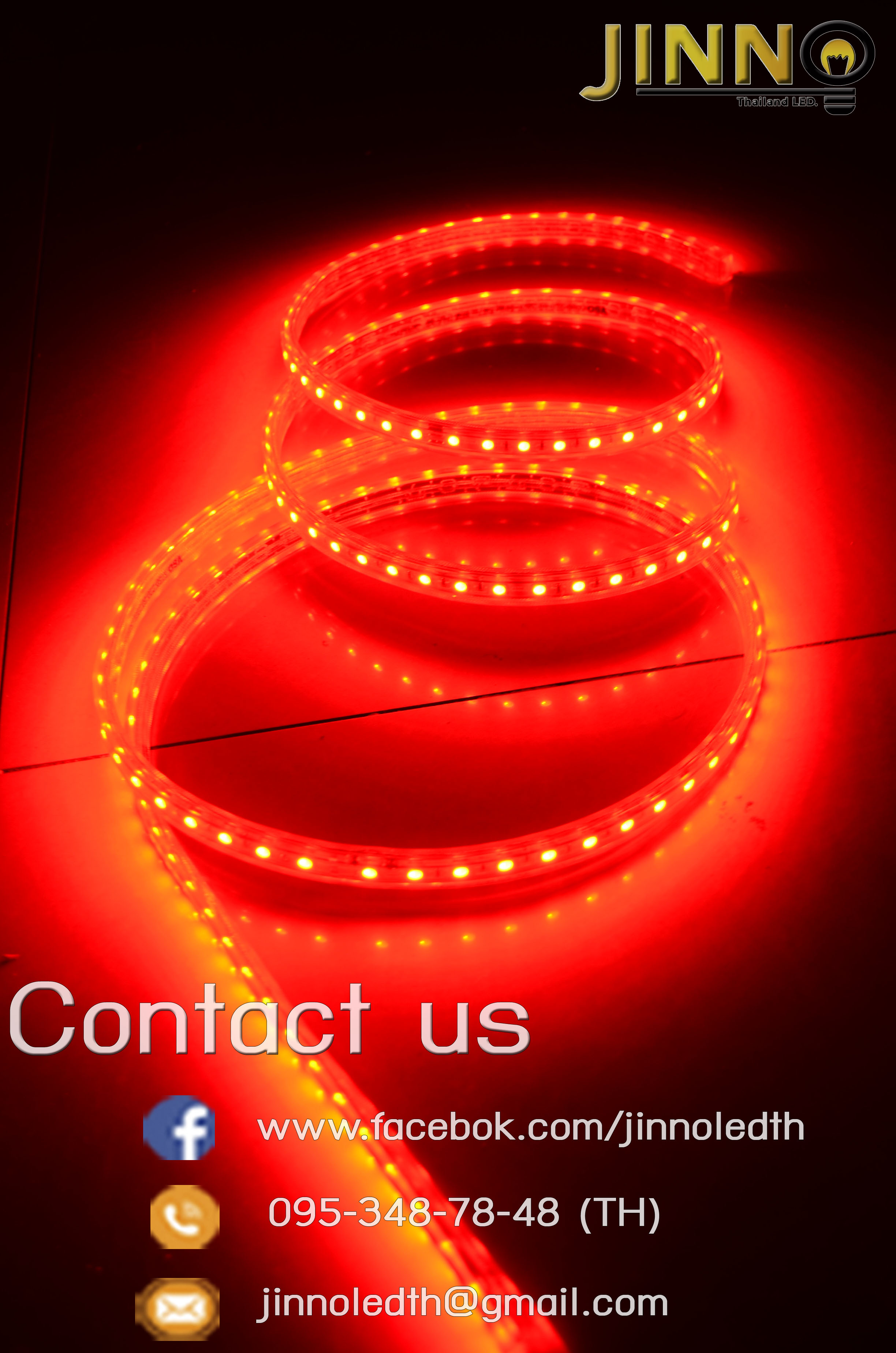 ไฟสายยาง 220v รุ่น SMD5050 60led/m