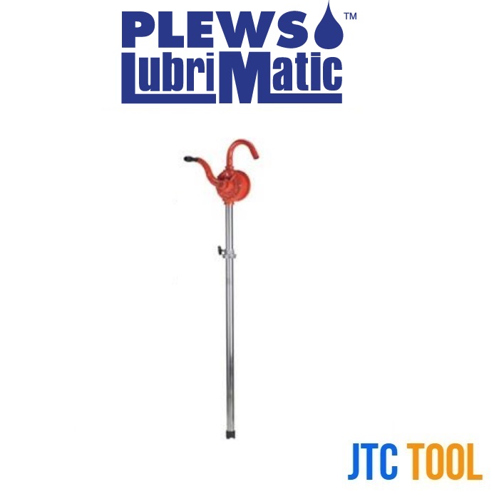 ก้านสูบน้ำมันแบบมือหมุน - Rotary Barrel Pump No.55-303 [Brand: Plew Lubrimatic]
