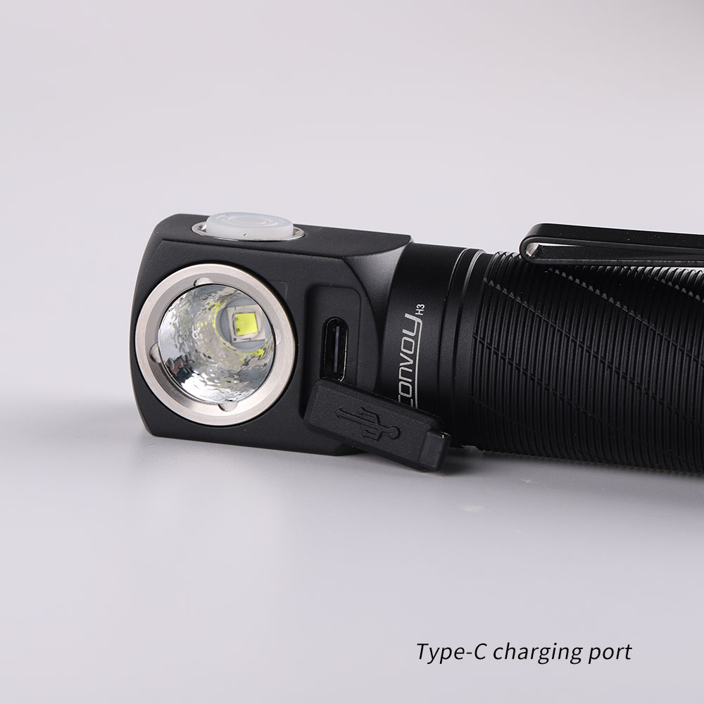 ไฟฉายคาดศีรษะแรงสูง Convoy H3 high color rendering Nichia 519A , สีของแสง 5000K