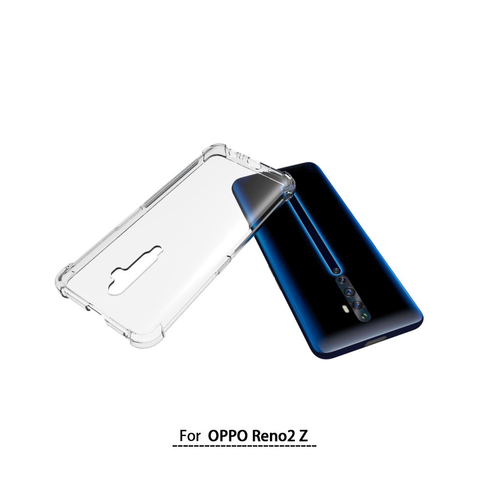 เคส OPPO Reno2 F แบบ TPU ใสเสริมขอบและมุมกันกระแทก