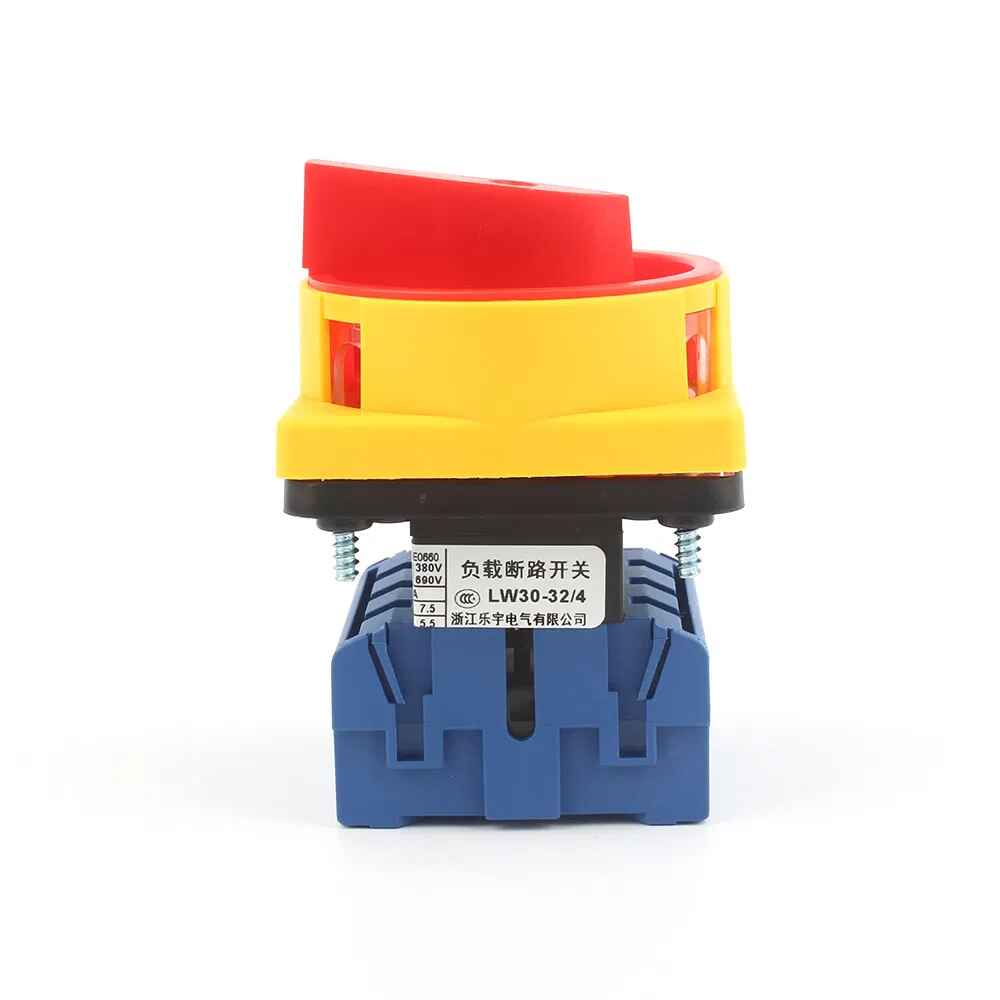 SJD11-32/4P Load Disconnector Isolator Switch โหลดสวิทช์ตัดวงจร 2 ตำแหน่ง เปิด-ปิด ลูกเบี้ยวหมุน สวิทช์ไฟ