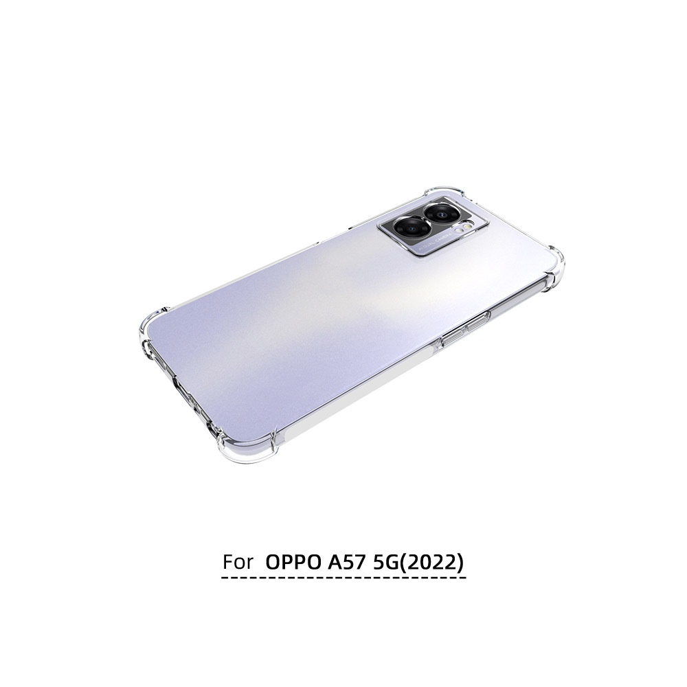 เคส OPPO A57 5G (2022) แบบ TPU ใสเสริมขอบและมุมกันกระแทก