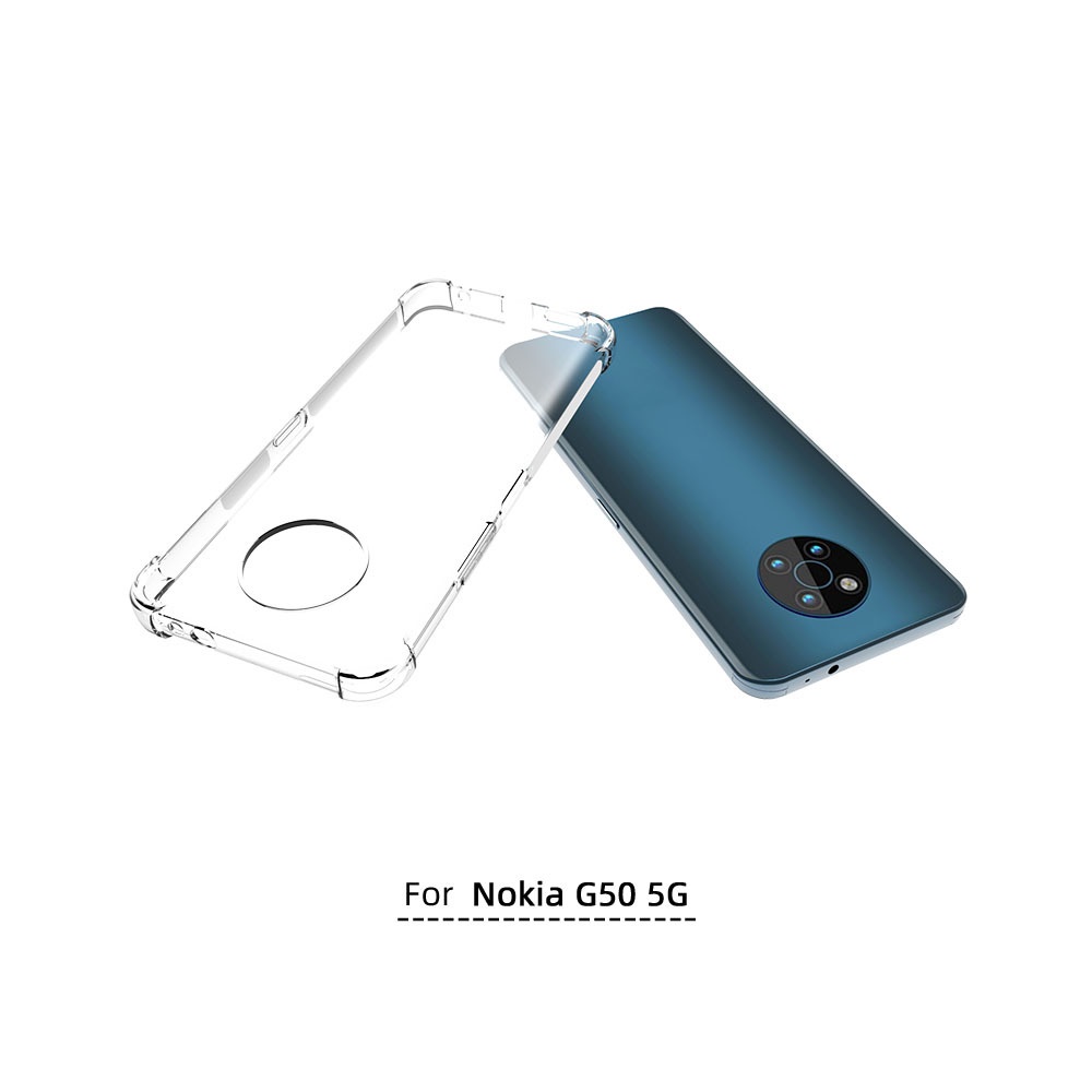 เคส Nokia G50 ใสอ่อนเสริมขอบกันกระแทก