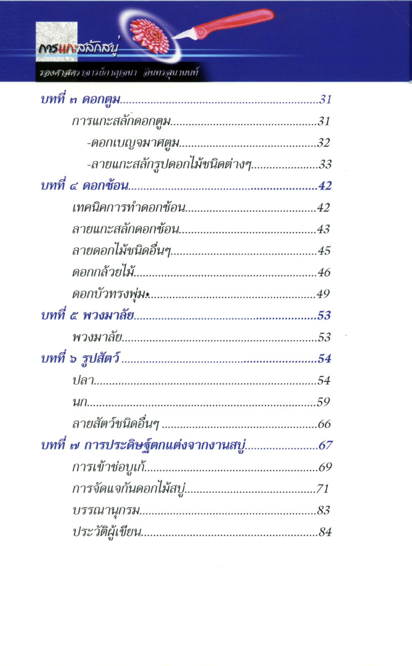 การแกะสลักสบู่ (พิมพ์ 4 สี) โดย พ.ศ.พัฒนา