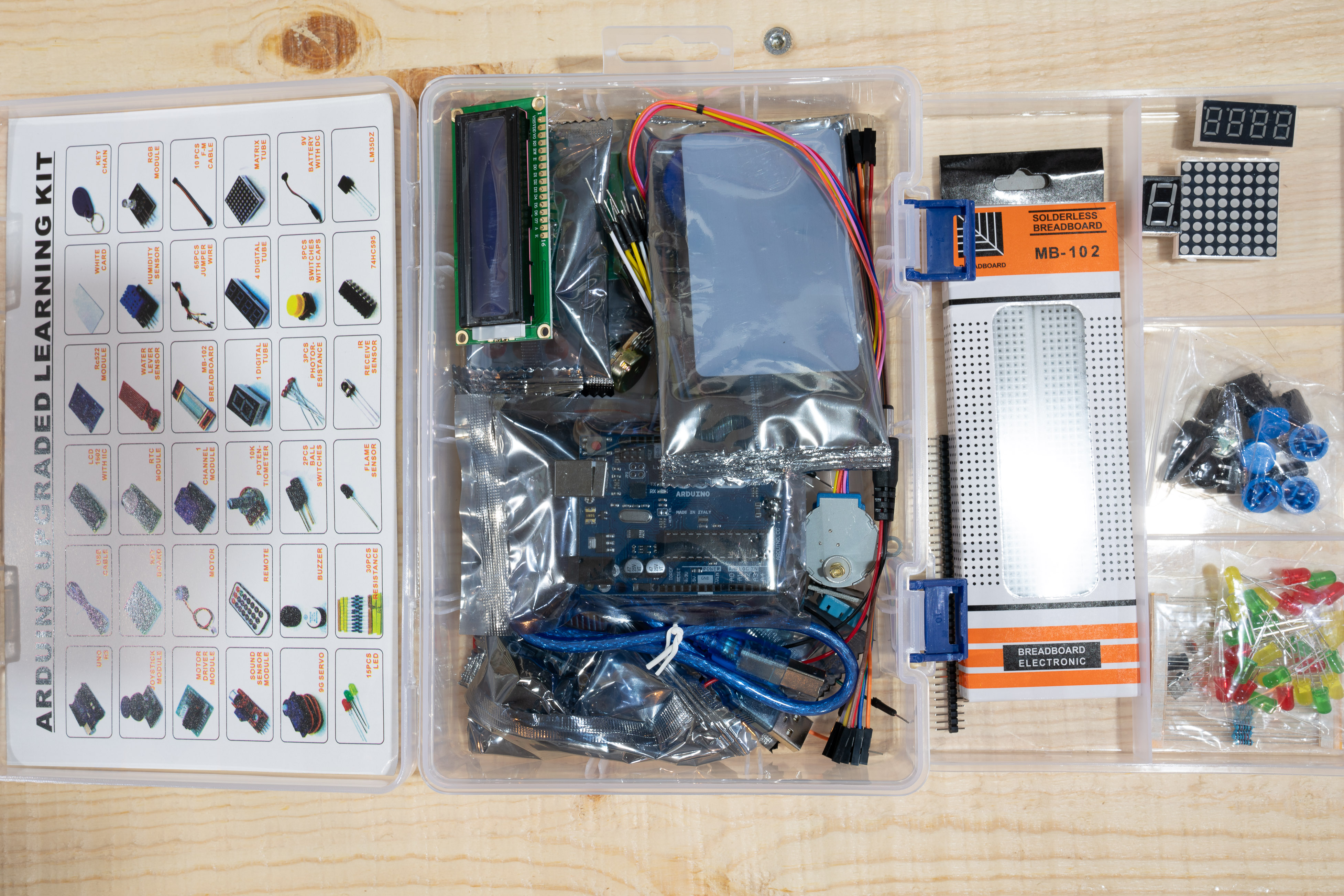 ชุดอุปกรณ์เรียนรู้ Arduino Learning Starter Kit for Arduino Set A ชุด A