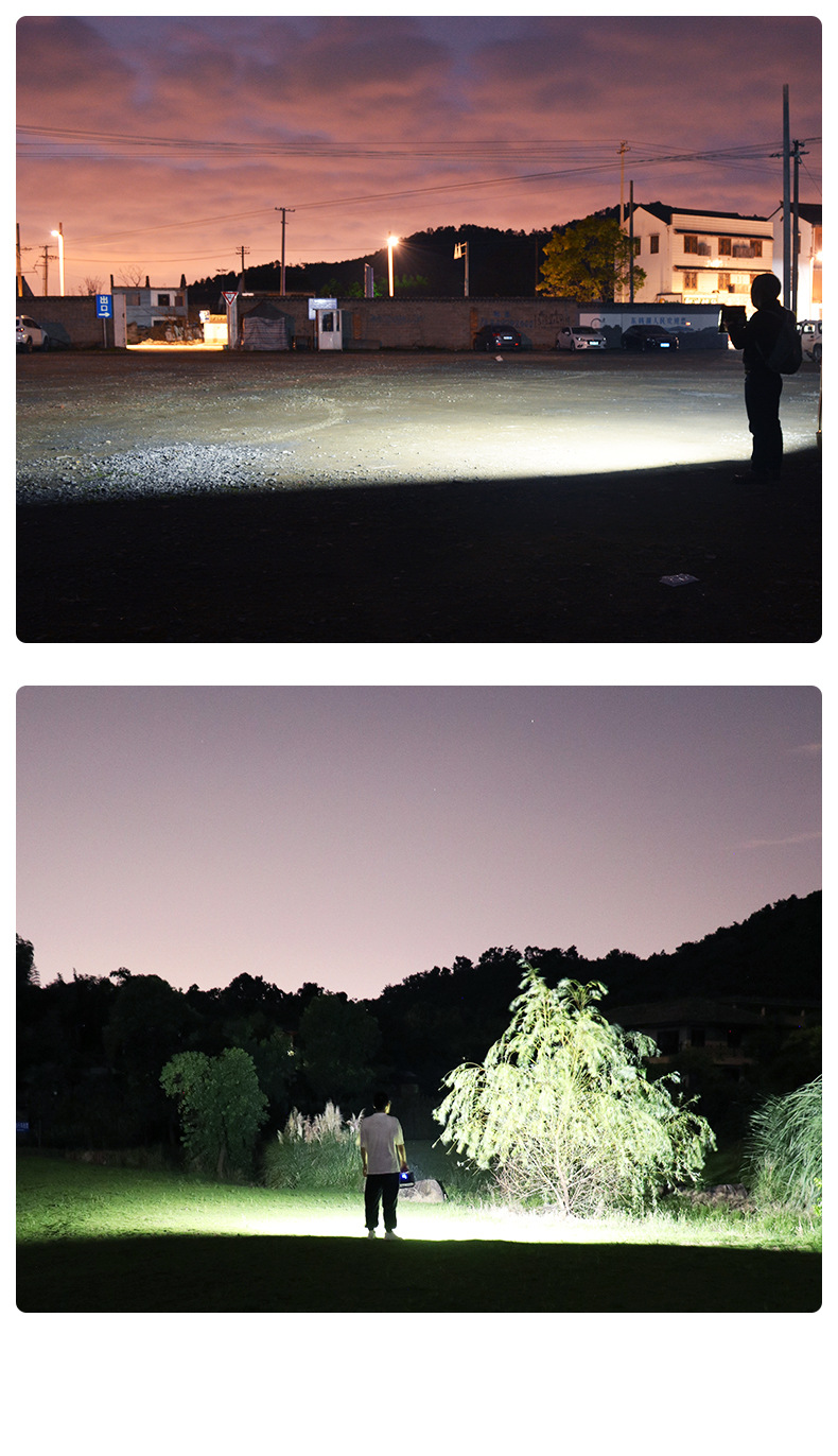 โคมไฟสนาม อเนกประสงค์แรงสูง สำหรับไซด์งานก่อสร้าง หลอด COB ขนาด 2000 LM Warsun