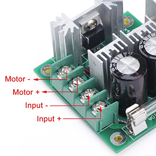 Stepless PWM Motor Speed Controller DC12V-40V 10A