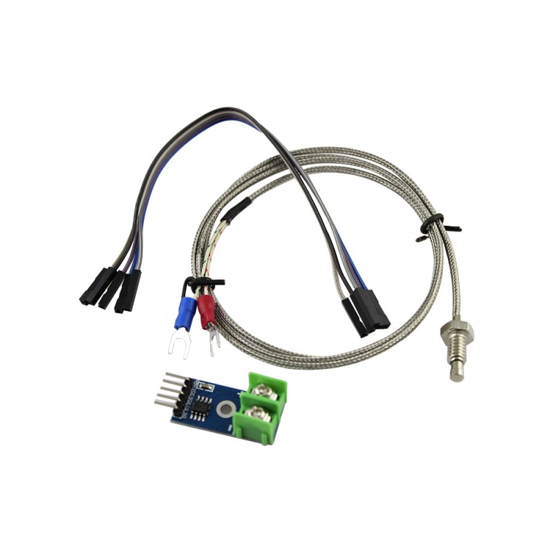 MAX6675 K-Type Thermocouple Module with Temperature Sensor Probe พร้อมสายวัดและ Jumper