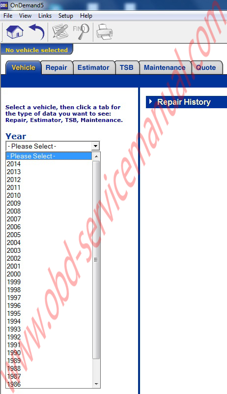 Mitchell Ondemand 5 V.2014 โปรแกรมรวม คู่มือซ่อม และวงจรไฟฟ้า (service repair manual & wiring diagram) รถยนต์หลากหลายยี่ห้อ