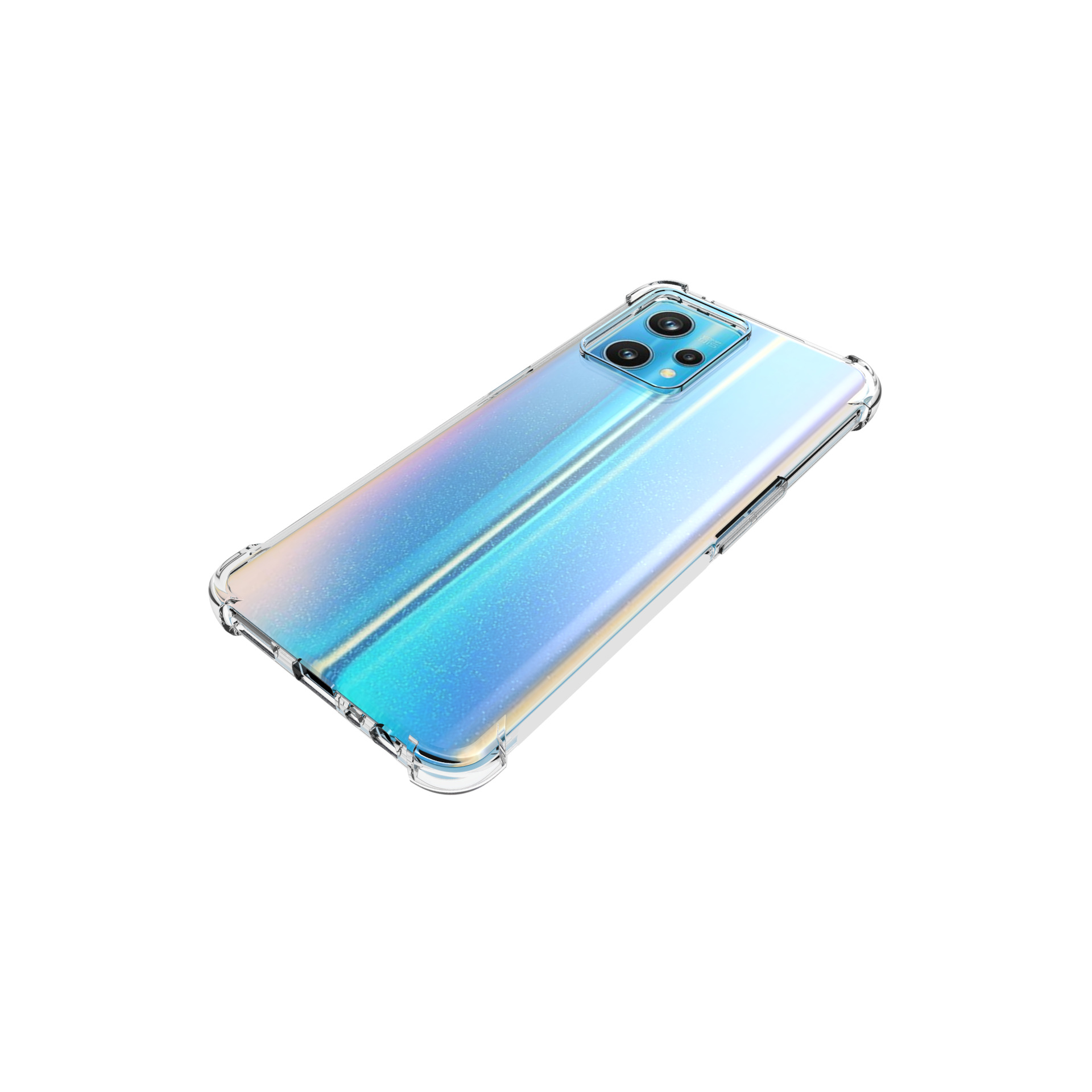 เคส realme 9 Pro Plus แบบ TPU ใสเสริมขอบและมุมกันกระแทก